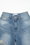 Brivan distressed wide denim