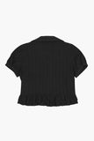 Cressy frill cotton blouse