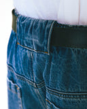 [AG] Wide Curved Denim Pants