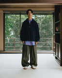Deep Tuck Wide Chino Pants