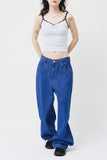 (W) Dot Shirring Sleeveless