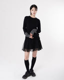 BLOCK LONG SLEEVE TOP