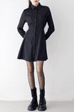 Mien Shirt Collar One Piece