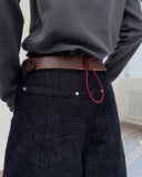 NON-FADE ONE-TUCK BALLOON JEANS