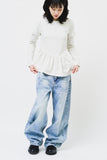 (W) Musk Shirring Top