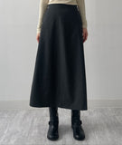 [Setup Available] Suet Stripe Long Skirt