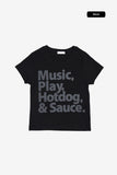 Hotdog printing regular tee