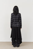 (W) Mint Checked Shirt