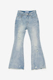 Lulu damage bootcut denim pants