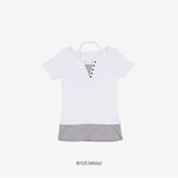Pupe color matching dot t-shirt