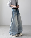 Neon Washed Balloon Denim