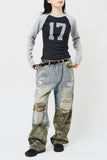 (W) Seventeen Raglan Top