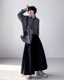 Drape Wrap Skirt Pants
