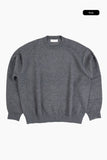 Overfit wool round knit