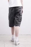 Noir wide cargo pants