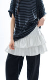 Nalaya dot frill mini skirt