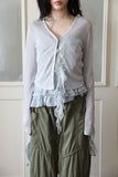 Sheer Summer V-Neck Cardigan