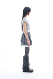 Elio rough crop lace skirt