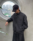 Washed detail denim jacket