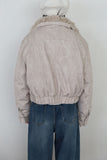 Lining padding) Shani padding blouson jacket