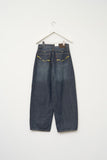 (W) Ted Stitch Wide Denim