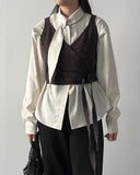 Ale Wrap Knit Bustier