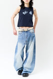 (W) Crack Heart Sleeveless