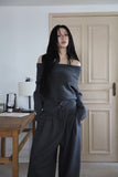 Dan open off-shoulder knit