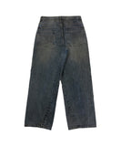 Vintage Oil Washed Damage Jeans