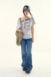 Checkerboard New York printing t-shirt