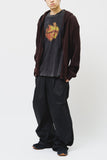 Record Pleats Zip Hoodie