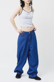 (W) Dot Shirring Sleeveless