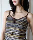 Marble Stone Long Necklace