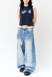 (W) Crack Heart Sleeveless
