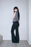 Iska stud bootcut pants