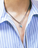 【AG X JOSILVER】Protractor Necklace - Turquoise