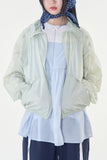 Drop see-through windbreaker jumper