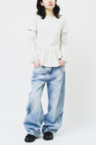 (W) Musk Shirring Top