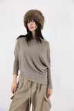 Hardy Unbalanced Drape Knit