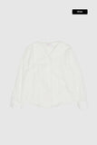 Fleur sheer lace blouse