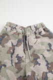 Camo boucle fleece pants