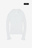 Solune net collor cardigan