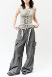 (W) Earth Shirring Top