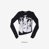 Pulse Unbalanced Finger Hole Slim Tee