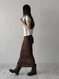 [Short sleeve ver.] Straw collar pin tuck blouse