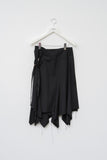 (W) Tap Striped Skirt