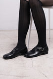 Pully Cross Strap Mary Jane Loafers