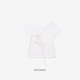 Belle Unbalance Strap T-Shirt
