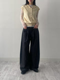 Maple Button Sleeveless Knit