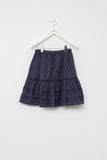 (W) Bunny Checked Skirt